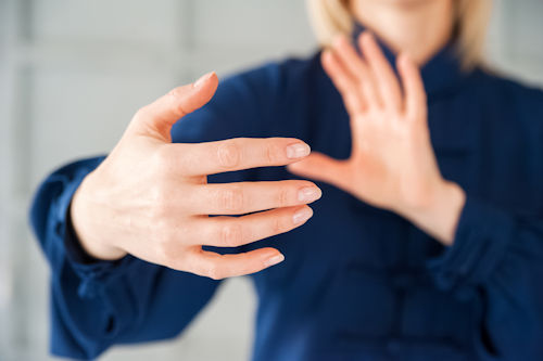 Tai Chi Chuan ward off right, showing hands